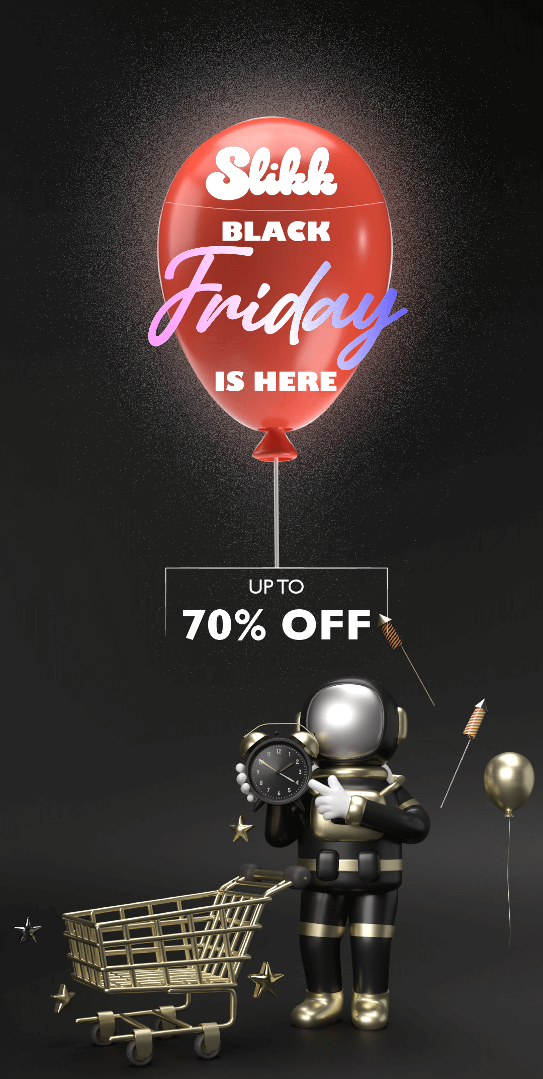 Slikk Black Friday Sale Mobile Banner